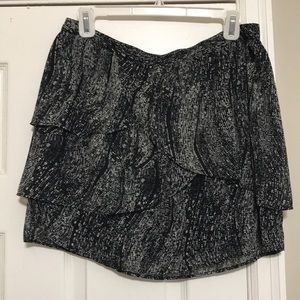 Tiered ruffle mini skirt (Urban Outfitters)